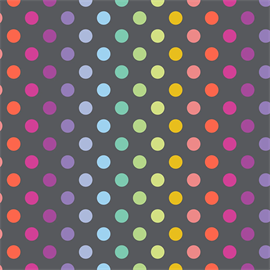 TULA PINK GRAYWORK - DISCO POMS - CARBON